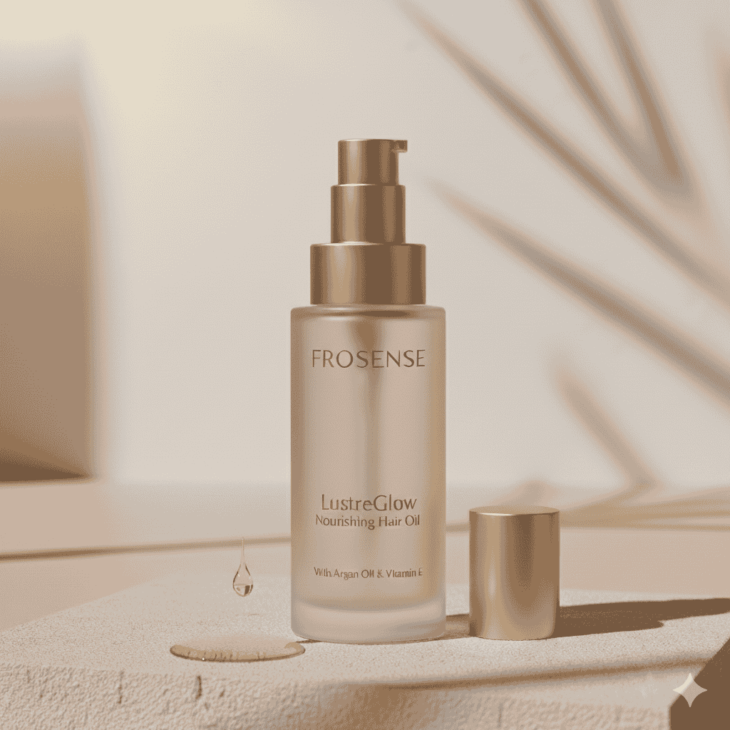 LustreGlow Nourishing Hair Oil